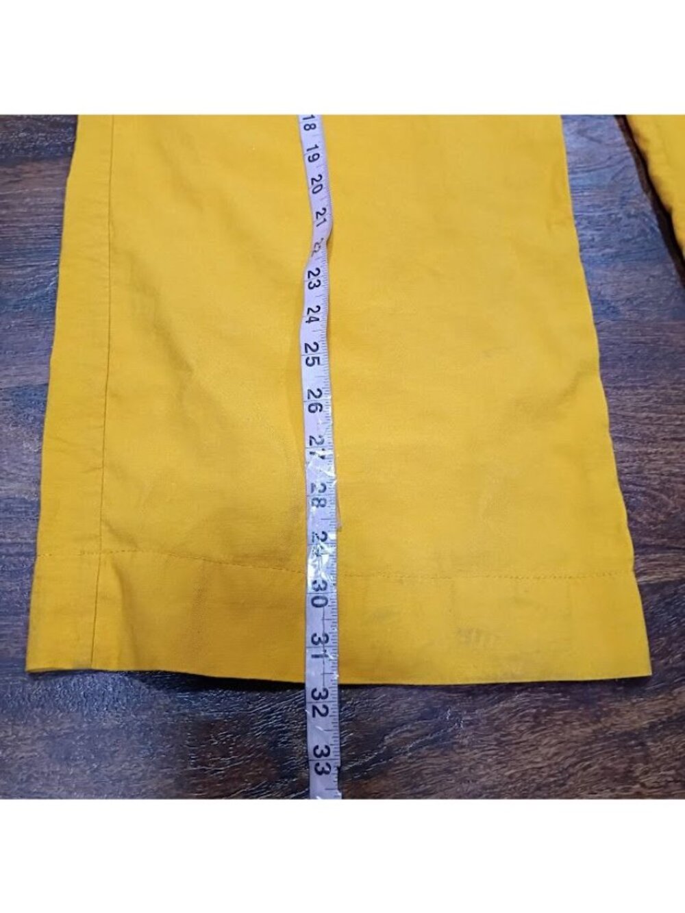 Caos ID Brasil Size L Yellow Wide-Leg High-Paperbag Long Lagenlook Gauzy Artsey - Picture 9 of 14